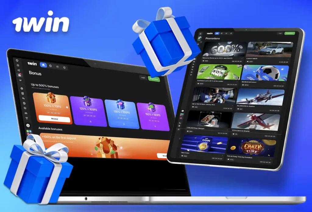 Welcome Bonuses and Promotions 1win in India